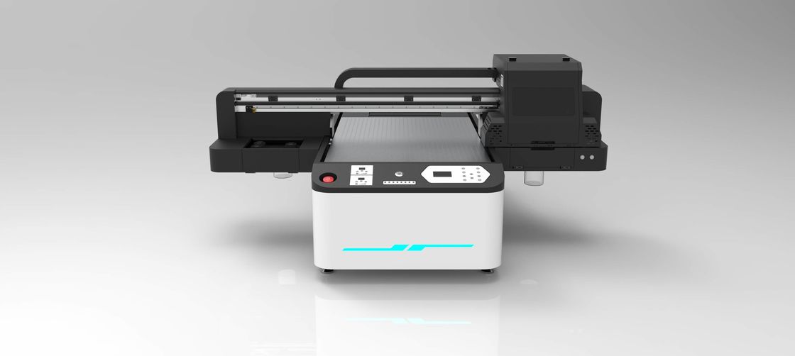 6 سرعة مرور طابعة سطحية CMYK UV ذات قدرة عالية للمواد المتعددة