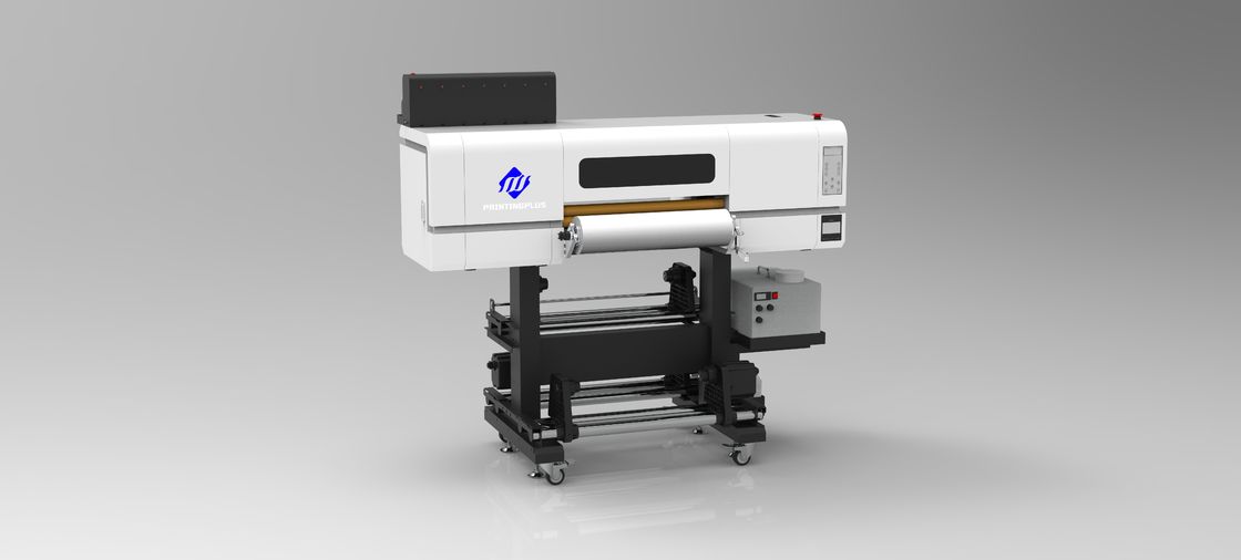طابعة DTF UV 1800 DPI للتسخين بالرولات مع حبر UV 1500ml للطباعة البيضاء CMYK