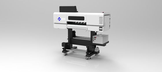 طابعة DTF UV 1800 DPI للتسخين بالرولات مع حبر UV 1500ml للطباعة البيضاء CMYK